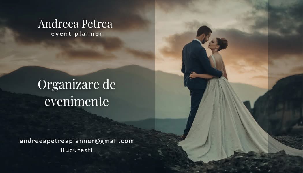 Andreea Petrea Wedding and event planner 