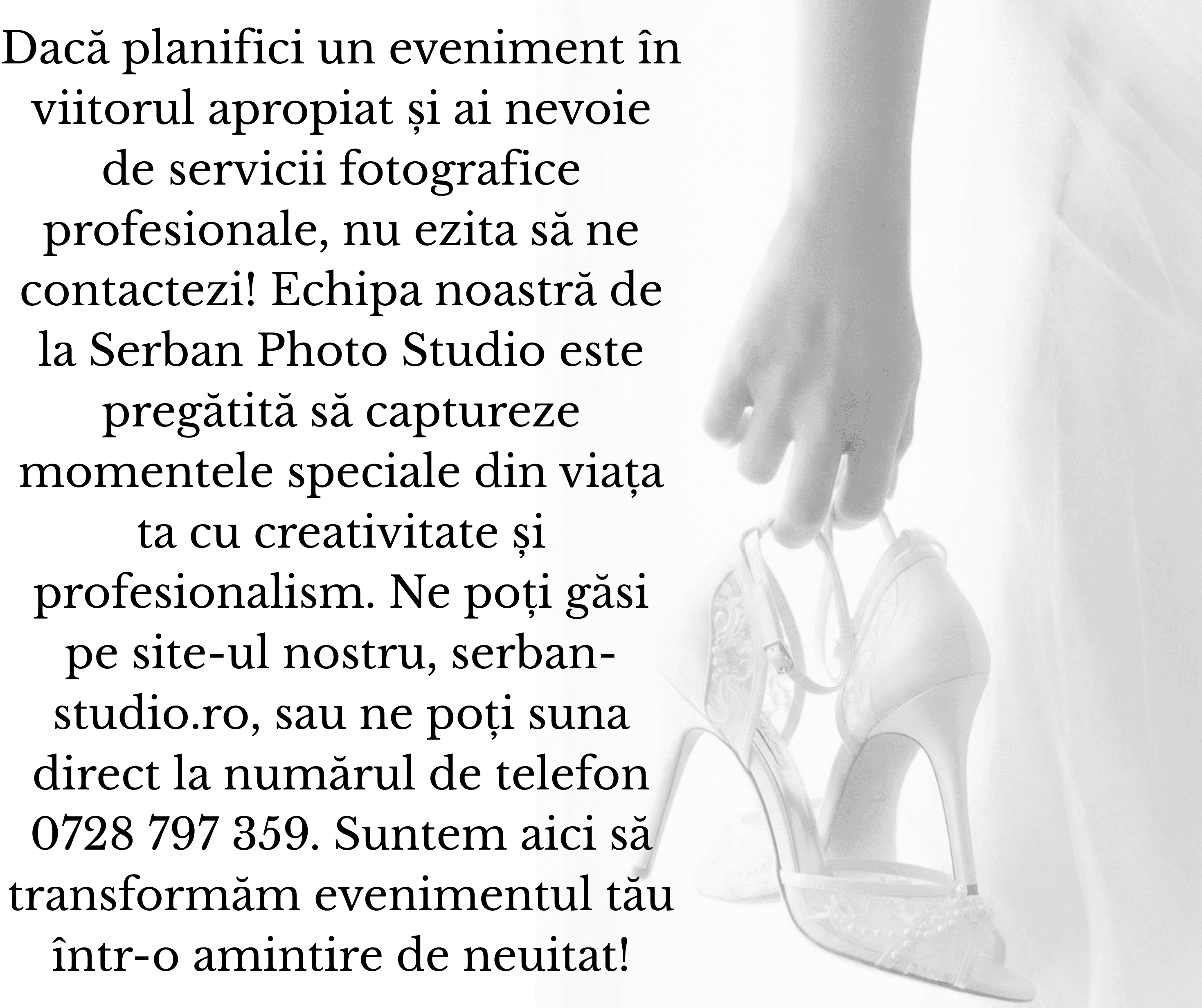 Serbia photo studio - fotograf, videograf, cabina foto, platforma 360, albume foto, drona - Imagine 3