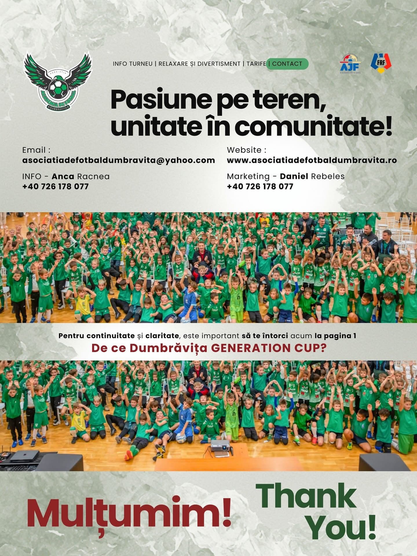 Dumbravita Generation CUP  - Imagine 3