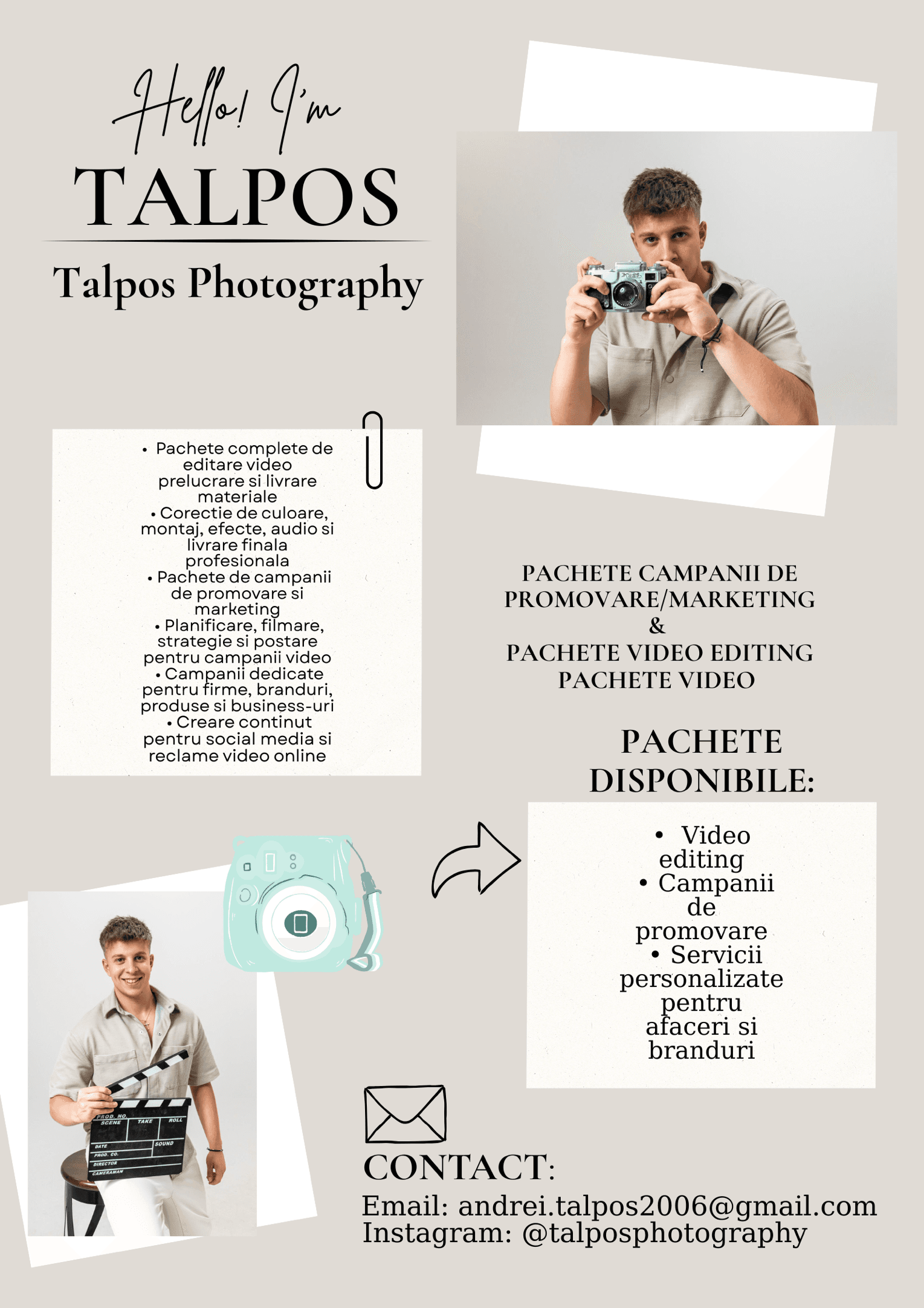 Talpos Photography & Videography - Servicii profesionale de fotografie , videografie si marketing  - Imagine 3