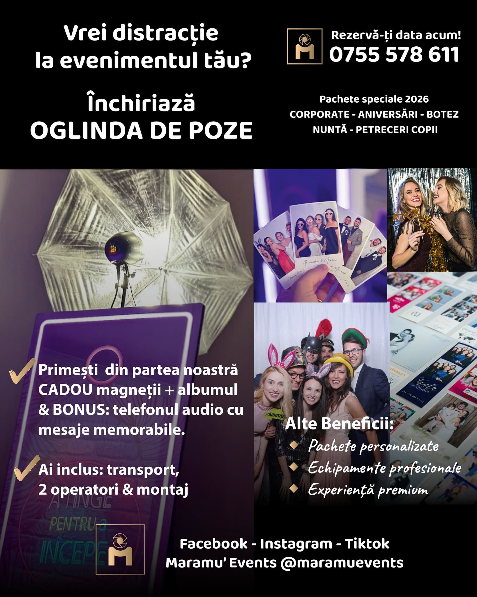 MARAMU'EVENTS - OGLINDA POZE by Maramu' - Imagine 3