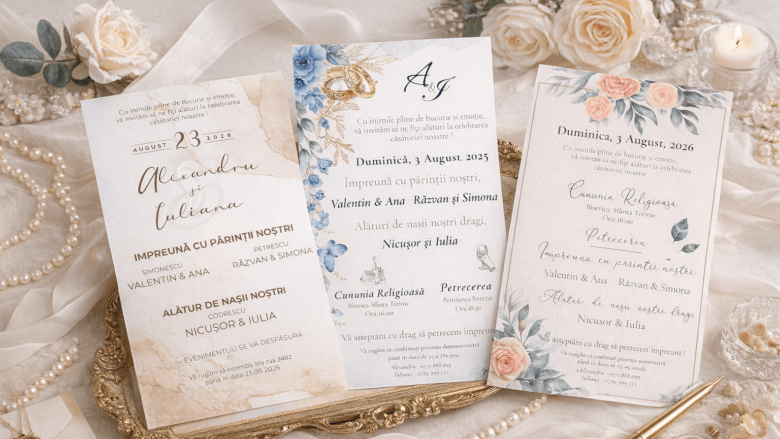 MadeJadet - Inviatii Nunta sau Botez