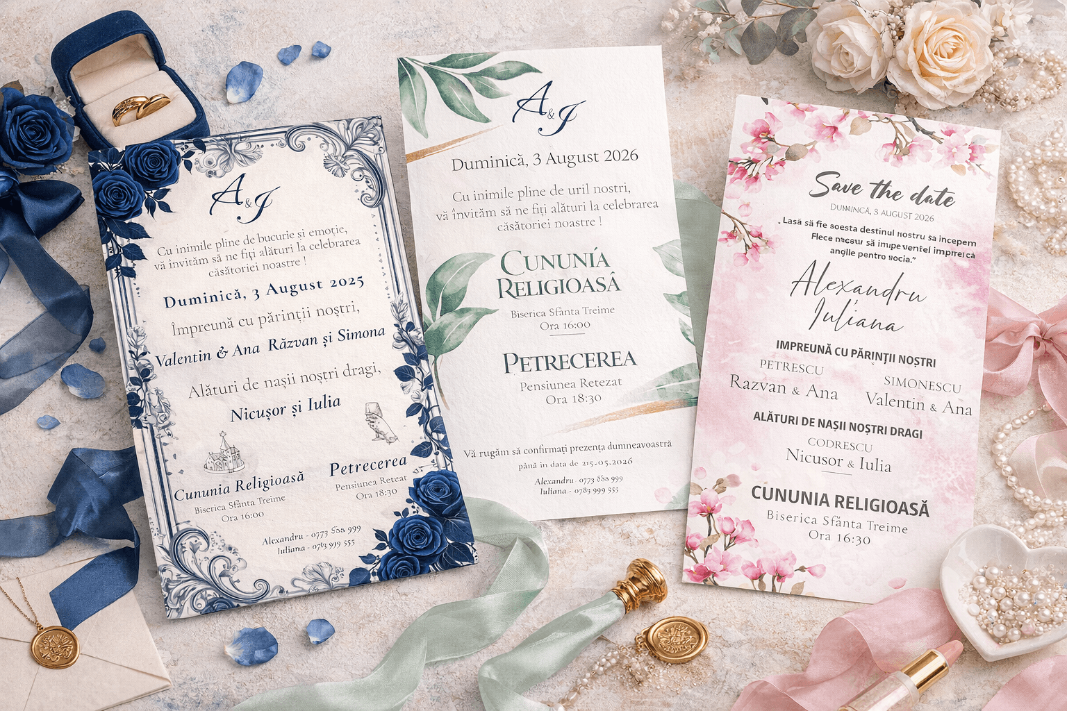 MadeJadet - Inviatii Nunta sau Botez - Imagine 6