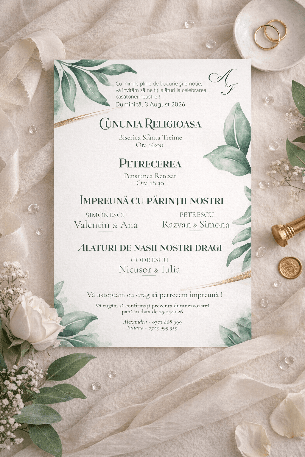 MadeJadet - Inviatii Nunta sau Botez - Imagine 5