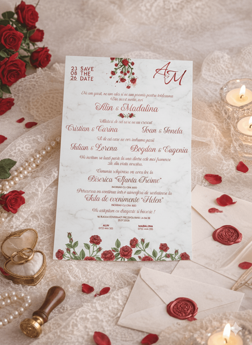 MadeJadet - Inviatii Nunta sau Botez - Imagine 3